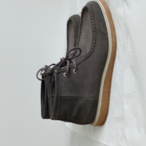 CALVIN KLEIN suede boots gray Men\'s 12 main image 5
